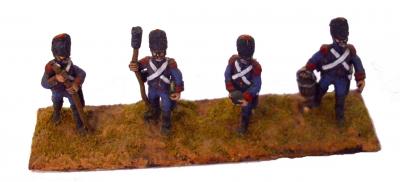 ART1 - French Guard Foot Artillery Crew (x4) 1/72