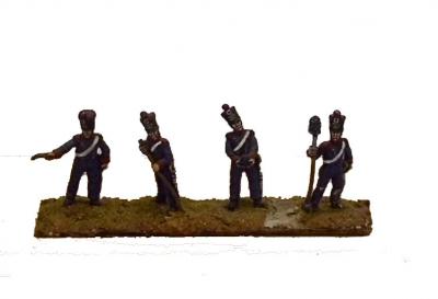 ART4 - French Line Horse Artillery Crew (x4) 1/72