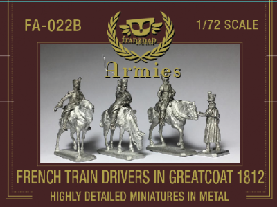 FA-022B : French Train Drivers in Greatcoat 1812 1/72