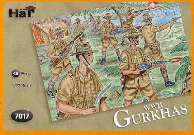 7017 - WW2 Gurkhas 1/72