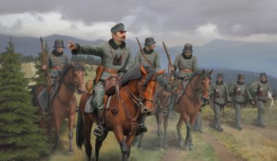 074 - Austro Hungarian Honved Cavalry 1/72