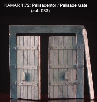 ZUB033 Palisad Gate, 1:72, 1/72
