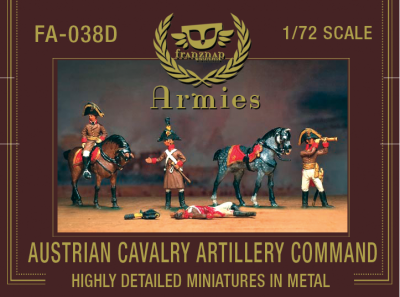 FA-038D Austrian Cavalry Artillery Command 1/72