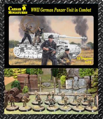 085 - German Panzer Unit in Combat WWII 1/72