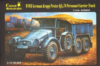 7207 - German Frupp Protze KFZ. 70 Per - Carrier Truck 1/72