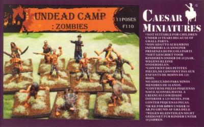 110 - Undead Camp : Zombies 1/72