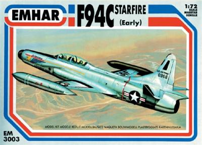 3003 - Lockheed F-94C Starfire early version 1/72