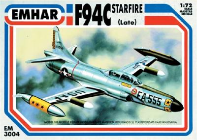 3004 - Lockheed F-94C Starfire late version 1/72