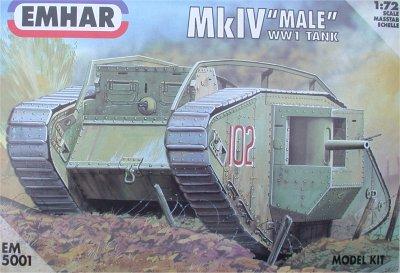 5001 - British Mk IV 'Male' Tank 1/72