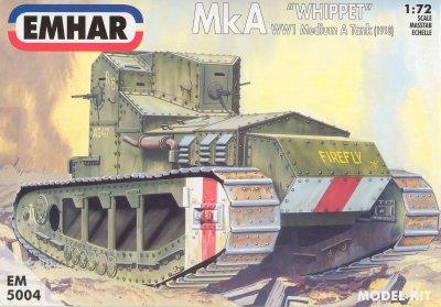 5004 - Mk A 'Whippet' Medium Tank 1/72