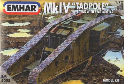 5005 - British Mk IV 'Tadpole' Tank 1/72