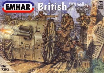 7202 - British WWI Artillery 1/72