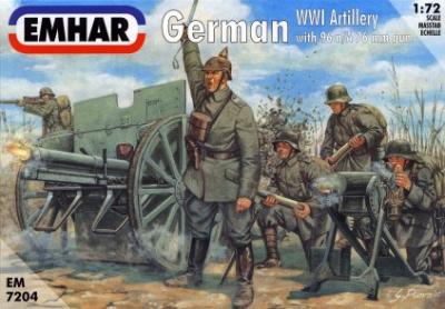 7204 - German WWI Artillery 1/72