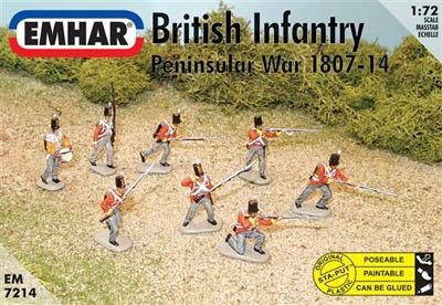 7214 - British Infantry Peninsular War 1/72