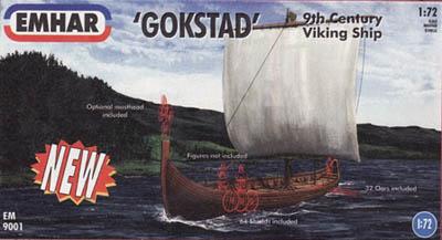 9001 - Viking Ship 'Gokstad' 1/72