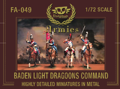 FA-049 Baden Light Dragoons Command 1/72