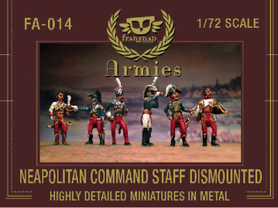 FA-014 - Neapolitan Command Staff Dismounted 1/72