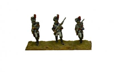 FRA5 - French Old Guard Grenadiers, Porte Arms (x4) 1/72