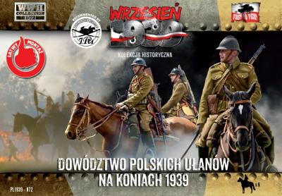 WWH072 - Polish Uhlans command on horseback 1/72