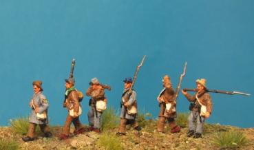 GF 72-9008 Texas Brigade - marschierende Soldaten 1/72