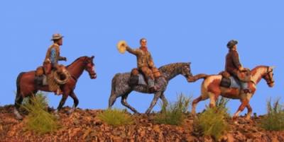 72-9501 - Cowboys bei der Weidearbeit 1/72