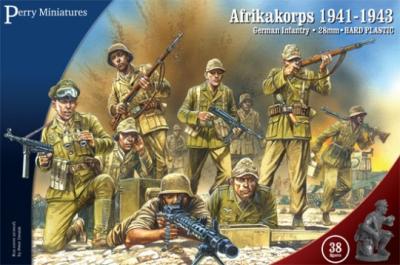 GWW1 - Afrikakorps, German Infantry 1941-43 28mm