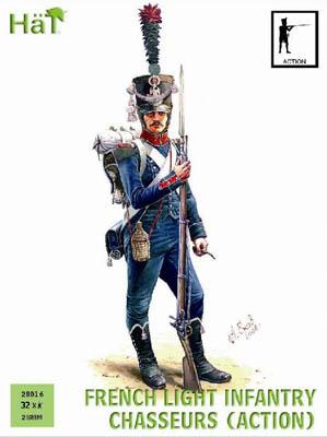 28016 - French Light Infantry Chasseurs Action 28mm