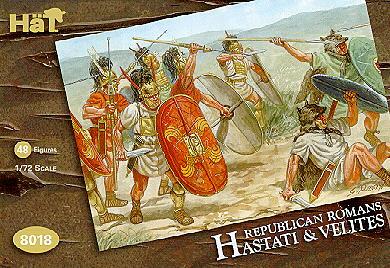 8018 - Republican Romans Hastati & Velites 1/72