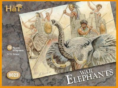 8023 - Eléphants de guerre carthaginois 1/72