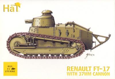 8113 - Renault FT-17 with 37mm Cannon 1/72