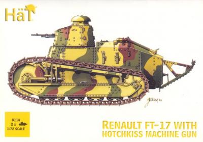 8114 - Renault FT-17 with Hotchkiss Machine Gun 1/72