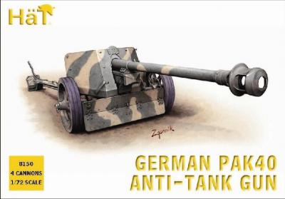 8150 - German PaK 40 Anti-tank Gun 1/72