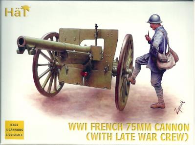 8161 - French 75mm Cannon (with Late War Crew) 1/72