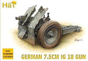 8163 - German 7.5cm IG 18 Gun 1/72