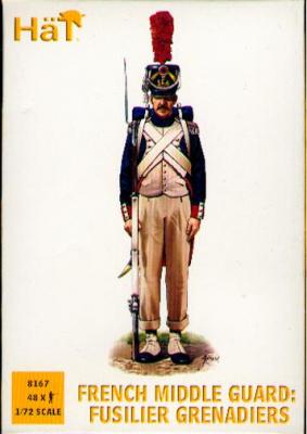 8167 - Moyenne Garde française Fusiliers grenadiers 1/72