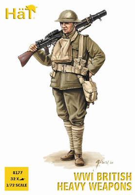 8177 - Armes lourdes anglaises WW1 1/72