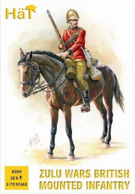 8209 - Infanterie montée anglaise guerre zouloue 1/72