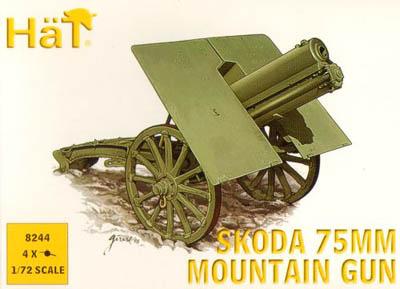 8244 - Skoda 75mm Mountain Gun WW1 1/72