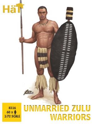 8316 - Unmarried Zulu warriors 1/72