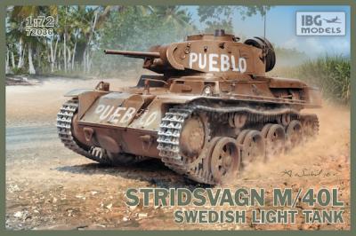 72036 - Stridsvagn M/40 L Swedish light tank 1/72