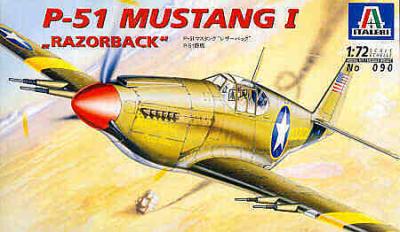 0090 - North-American P-51 Mustang I Razorback 1/72