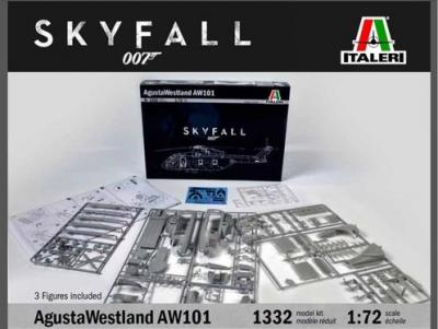 1332 - Skyfall 007 Agusta-Westland AW-101 1/72