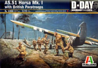 1356 - Airspeed AS.51 HORSA Mk.I/II & British Paratroops 1/72