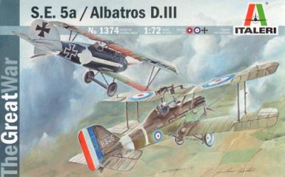 1374 - RAF SE-5 & Albatros D.III Combo Set 1/72