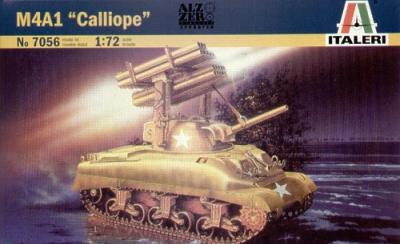 7056 - M4A1 Sherman Calliope 1/72