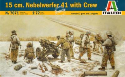 7071 - 15 cm. Nebelwerfer 41 with Crew 1/72