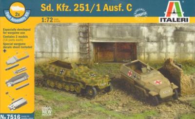 7516 - German Sd.Kfz.251/1 Ausf.D (2) 1/72