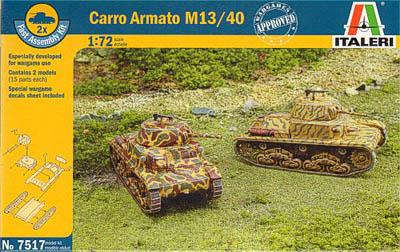 7517 - Carro Armato M13/40 Italian Tank 1/72