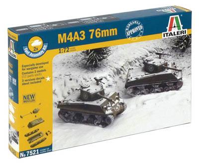 7521 - US Sherman M4A3 76mm 1/72