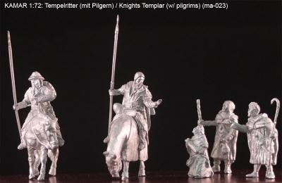 MA023 Temple Knight, Set 1 (with pilgrims), 1:72